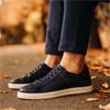 Tommy Bowe Hipwell Leather Casual Shoe - Dark Navy Leather